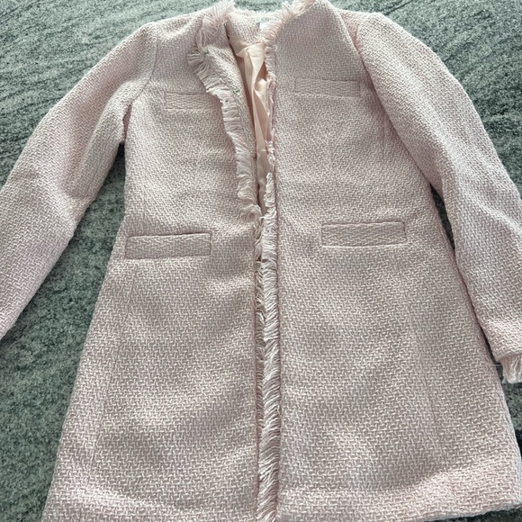 VENUS Jackets & Blazers - Chanel Pink Tweed Coat